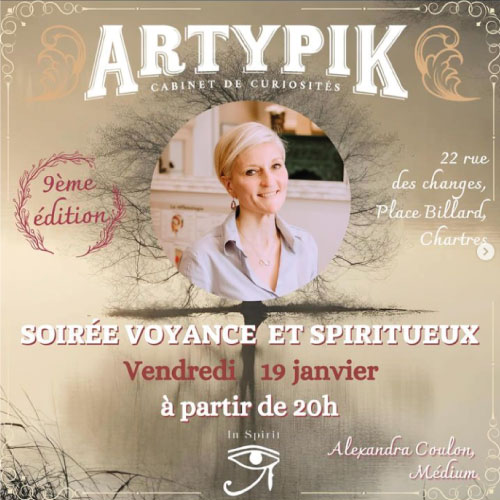 Soirée Artypik avec Alexandra Coulon à Chartres